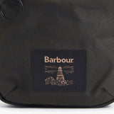 Barbour FIELD WAX Mens Crossbody Bag Olive/Black