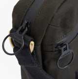 Barbour FIELD WAX Mens Crossbody Bag Olive/Black