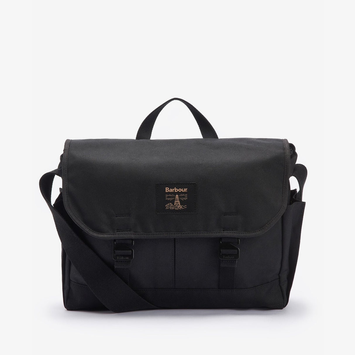 Barbour FIELD WAX Unisex Adults Messenger Bag Black