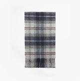 Barbour WOOL CASHMERE TARTAN Mens Winter Grey Midnight