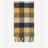 Barbour LAMBSWOOL TATTERSALL Scarf Unisex Adults Forest Mist