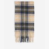 Barbour NEW CHECK Unisex Adults Tartan Scarf Sand Beige Plaid