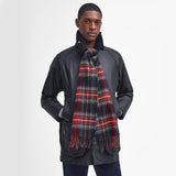 Barbour NEW CHECK Unisex Adults Tartan Scarf Black Stewart