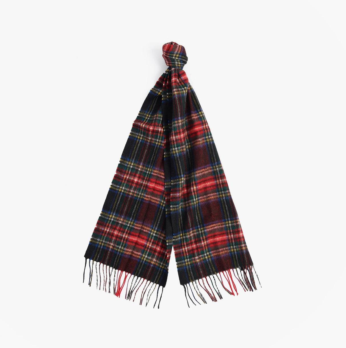 Barbour NEW CHECK Unisex Adults Tartan Scarf Black Stewart