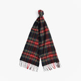 Barbour NEW CHECK Unisex Adults Tartan Scarf Black Stewart