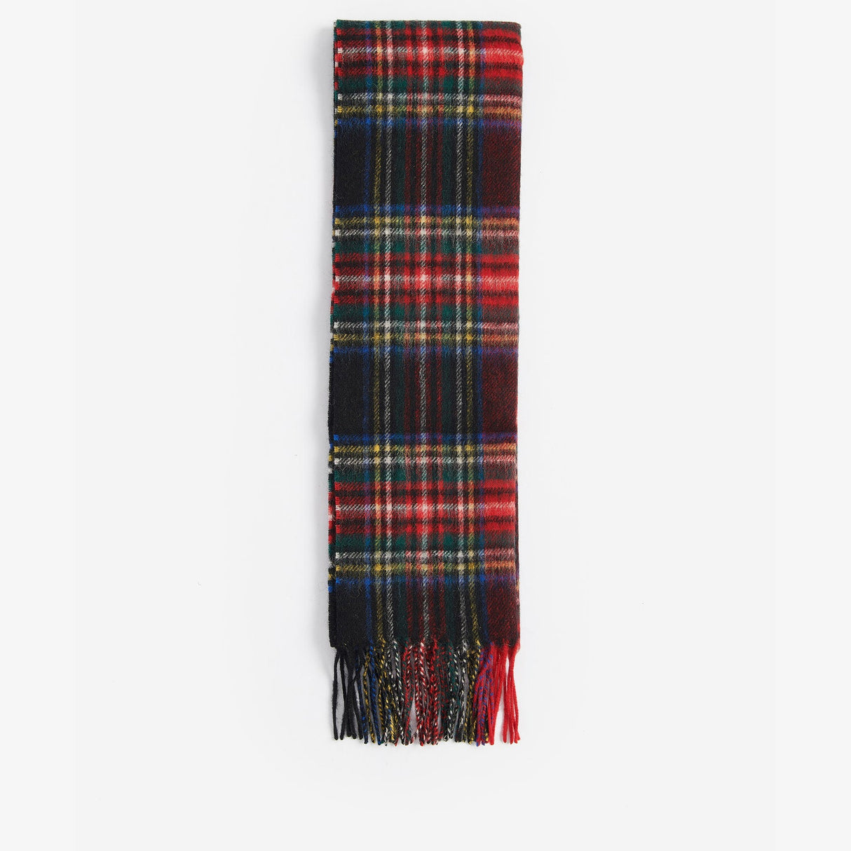 Barbour NEW CHECK Unisex Adults Tartan Scarf Black Stewart