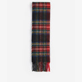 Barbour NEW CHECK Unisex Adults Tartan Scarf Black Stewart