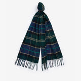 Barbour YAXLEY Unisex Adults Tartan Scarf Green Loch