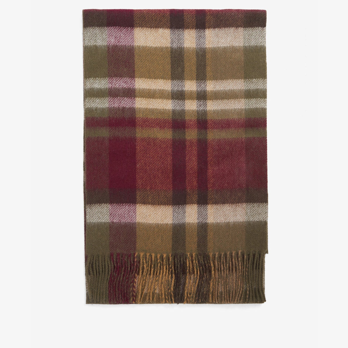 Barbour FIELD REVERSIBLE Scarf Unisex Adults Army Green