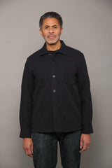 Bart Long Sleeve Shirt - Navy Malta