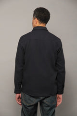 Bart Long Sleeve Shirt - Navy Malta