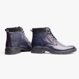 Base London PANZER Mens Casual Boots Blue