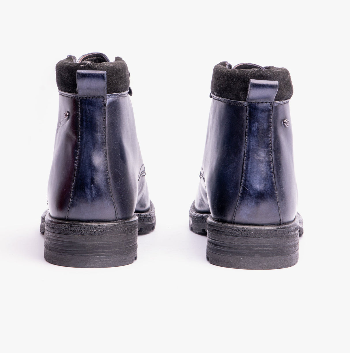 Base London PANZER Mens Casual Boots Blue