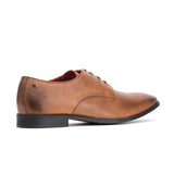 Base London SHILLING Mens Leather Derby Shoes Tan