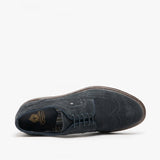 Base London ONYX Mens Brogues Shoes Navy