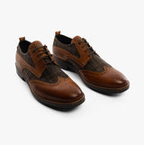 Base London NASHVILLE Mens Shoes Tan/Check