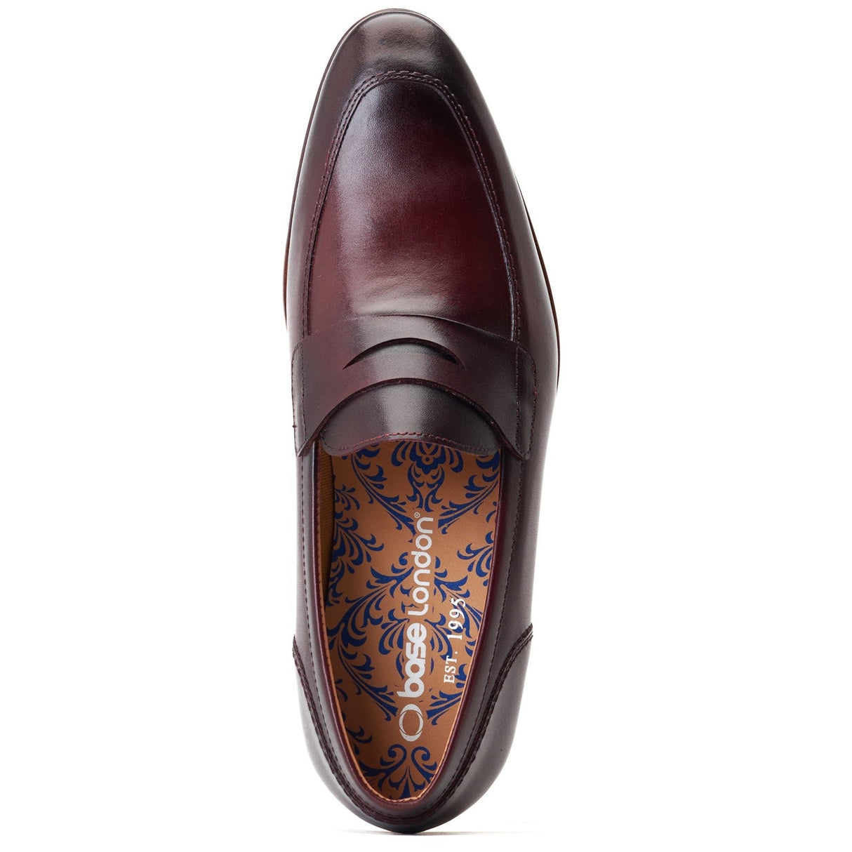 Base London BRUNO Mens Shoes Wine
