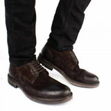 Base London NITROGEN Mens Shoes Greasy Brown