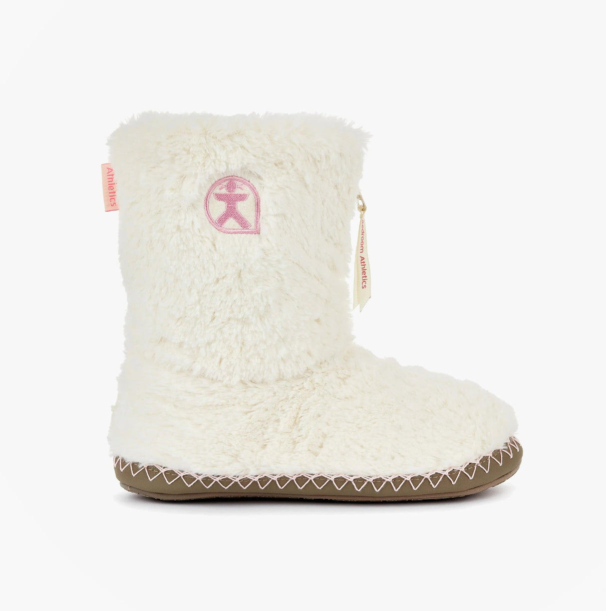 Bedroom Athletics MONROE Womens Faux Fur Boot Slippers Cream/Moonrock