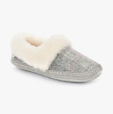 Bedroom Athletics DIANA Womens Moccasins Grey/Pink Check