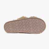 Bedroom Athletics NICKI Womens Faux Fur Slipper Sliders Gingerbread