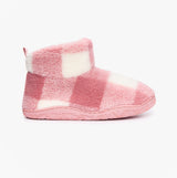 Bedroom Athletics CELESTE Womens Slipper Boots Pink Check