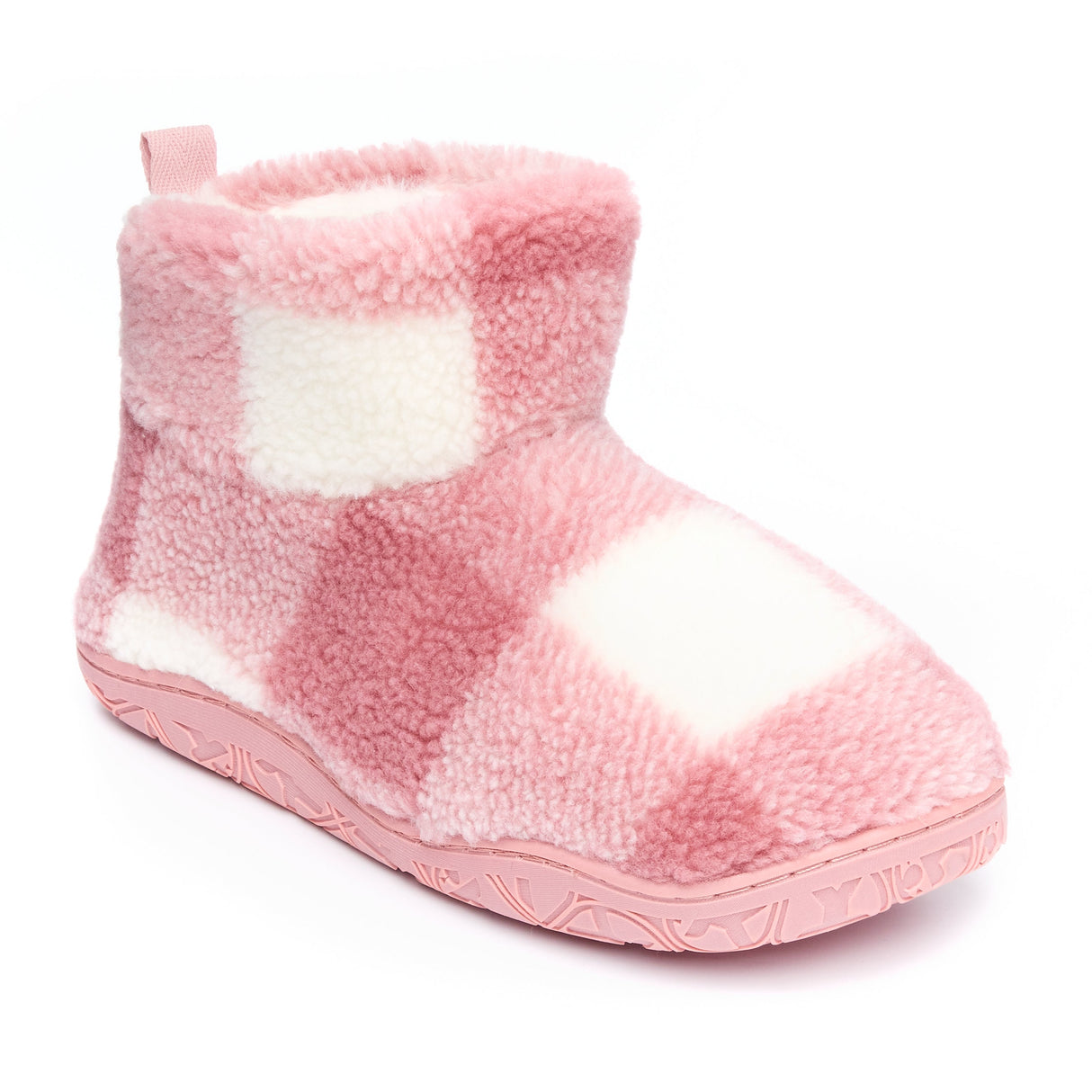 Bedroom Athletics CELESTE Womens Slipper Boots Pink Check