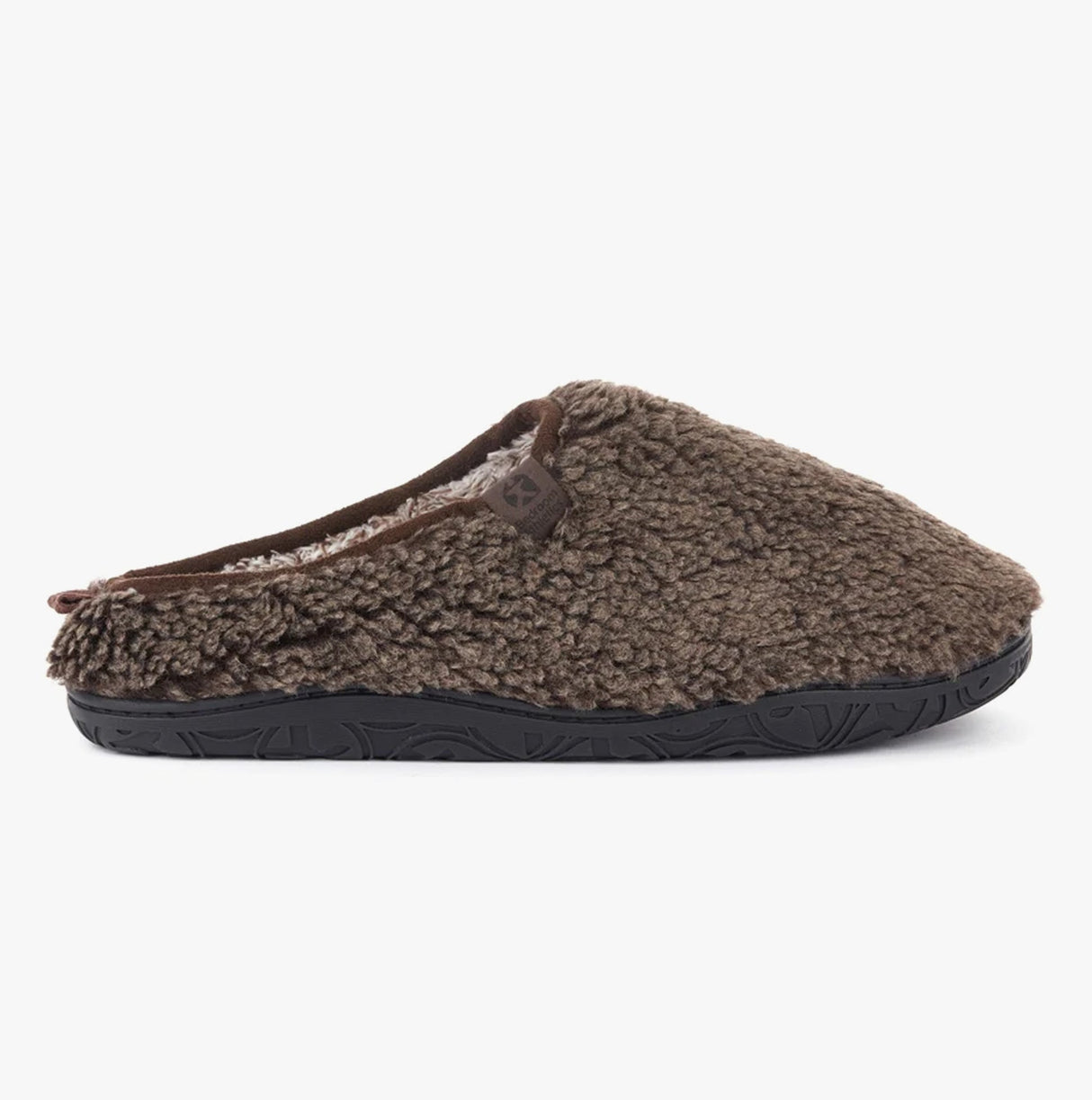 Bedroom Athletics GYLLENHAAL Mens Mule Slippers Washed Dark Chocolate