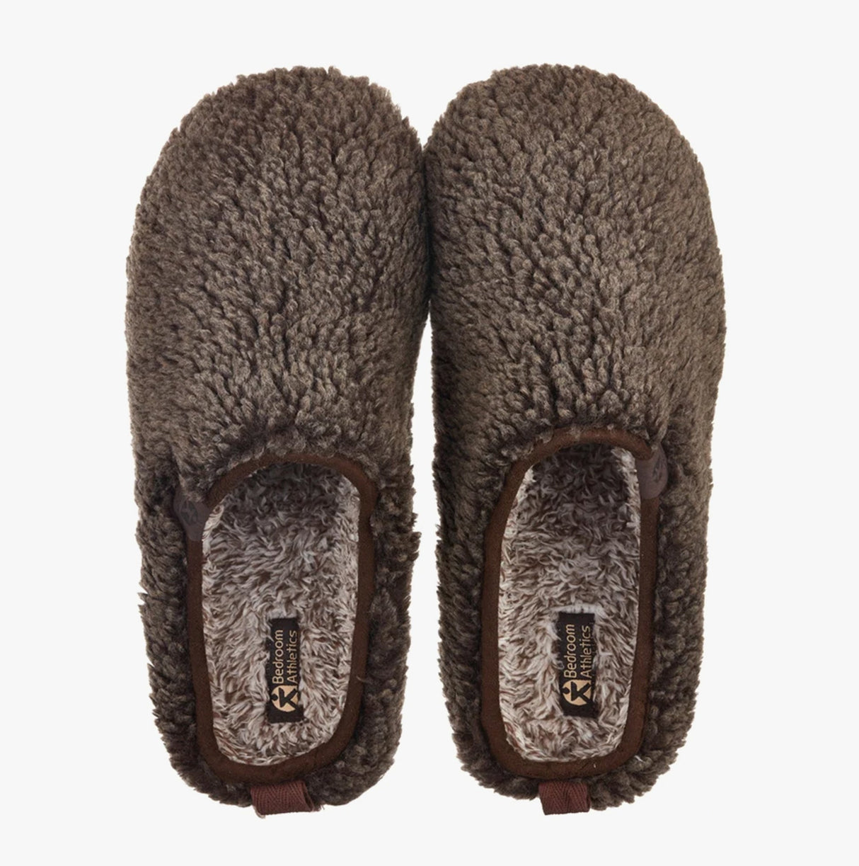 Bedroom Athletics GYLLENHAAL Mens Mule Slippers Washed Dark Chocolate