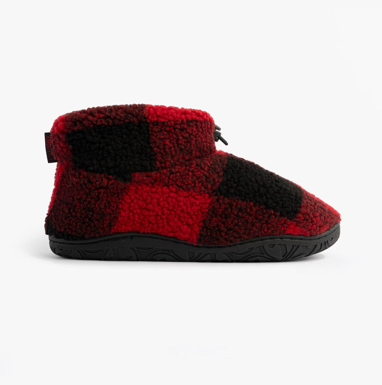 Bedroom Athletics NEESON Mens Sherpa Boots Red / Black Check