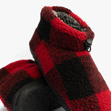Bedroom Athletics NEESON Mens Sherpa Boots Red / Black Check
