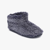 Bedroom Athletics LEONARDO Mens Sherpa Boots Washed Peacoat Navy