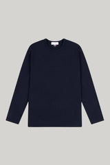 Bevis Long Sleeve Cotton t-shirt - Navy