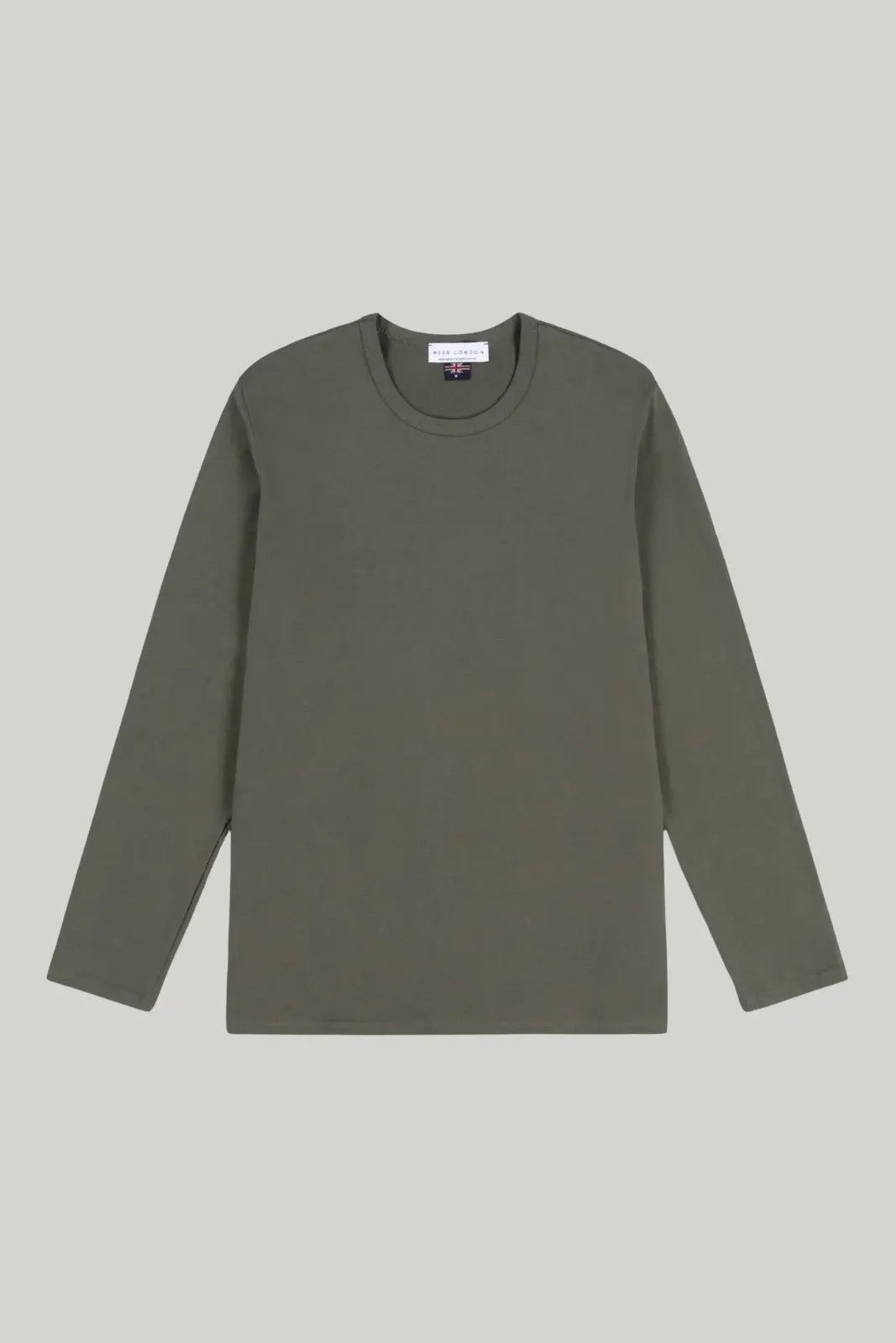 Bevis Long Sleeve Cotton T-shirt - Olive