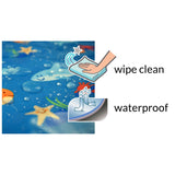 Wipeezee Splash Mat - Turquoise Blue Sea Creatures