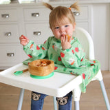 Wipeezee Coverall Bib - Green Bunny & Veg