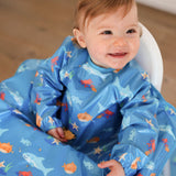 Wipeezee Coverall Bib - Turquoise Sea Creatures