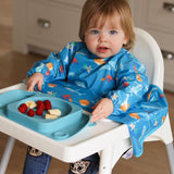 Wipeezee Coverall Bib - Turquoise Sea Creatures