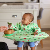 Wipeezee Coverall Bib - Green Bunny & Veg