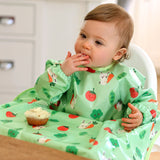 Wipeezee Coverall Bib - Green Bunny & Veg