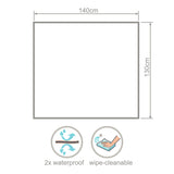 Wipeezee Splash Mat - Turquoise Blue Sea Creatures