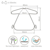 Wipeezee Coverall Bib - Pink Yummy Treats