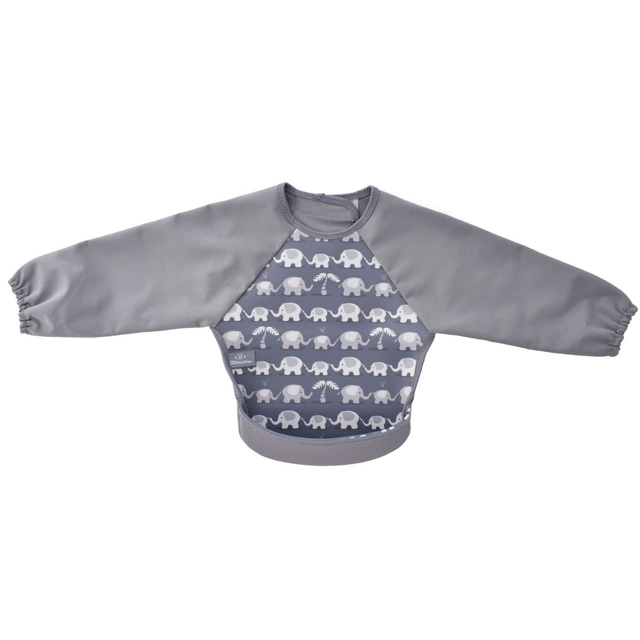 Weaning Bib with Sleeves - Elephants UltraBib