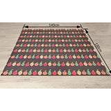 Wipeezee Splash Mat - Grey Happy Fruit