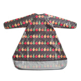 Wipeezee Coverall Bib - Grey Happy Fruit