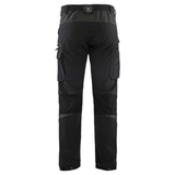 Blaklader 1422 4-Way Stretch Service Work Trousers Black / Dark Grey