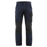 Blaklader 1422 4-Way Stretch Service Work Trousers Navy Blue / Black
