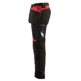 Blaklader 1555 Holster Pocket Craftsmen Work Trousers Black / Red