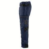 Blaklader 1555 Holster Pocket Craftsmen Work Trousers Dark Navy / Black