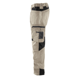 Blaklader 1555 Holster Pocket Craftsmen Work Trousers Stone / Black